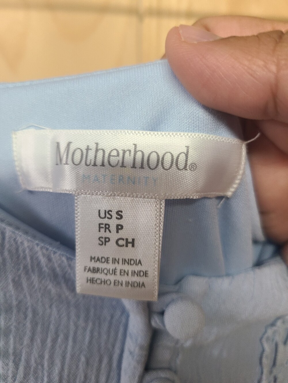 Motherhood Midi Summer Dress Light Blue - Picture 9 of 11
